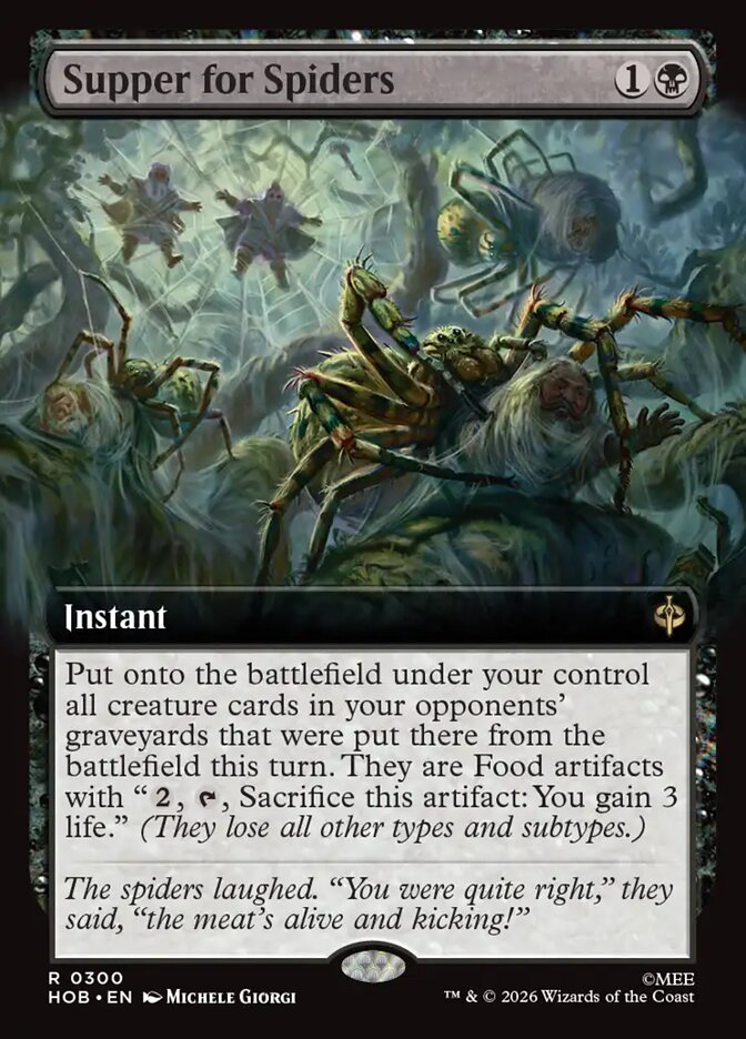 Supper for Spiders card image