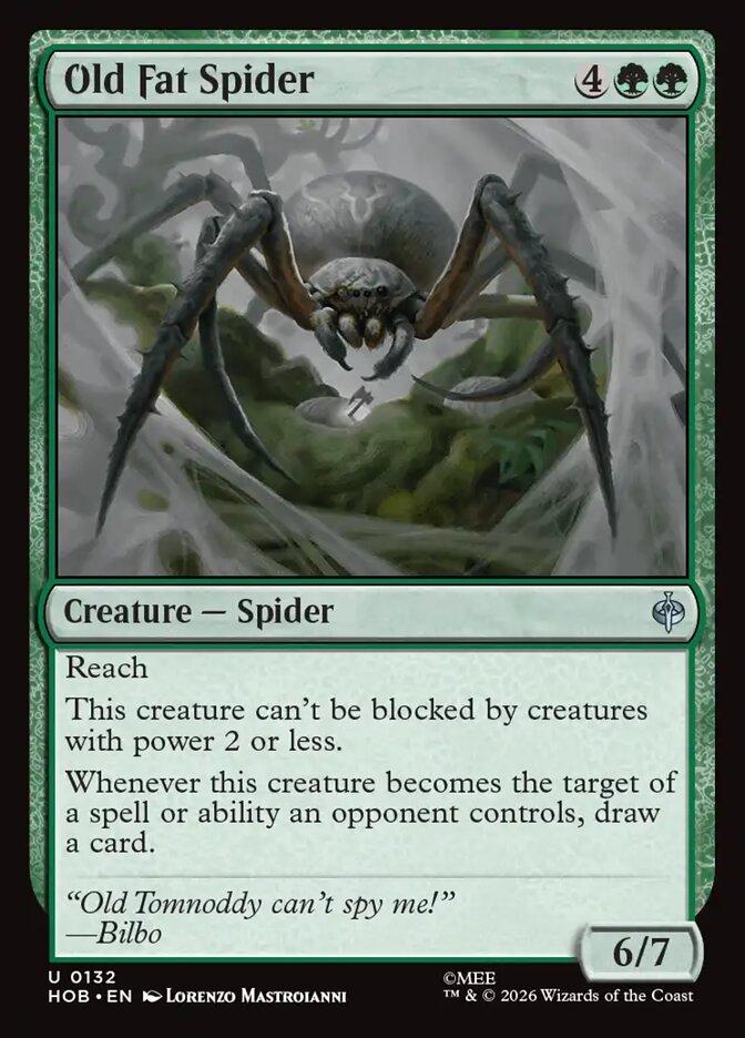 Old Fat Spider card image