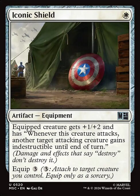 Iconic Shield Magic: The Gathering card