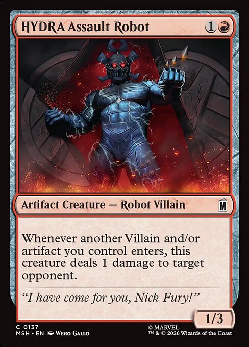 HYDRA Assault Robot Magic: The Gathering card