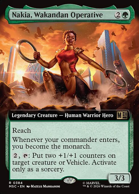 Nakia, Wakandan Operative Magic: The Gathering card
