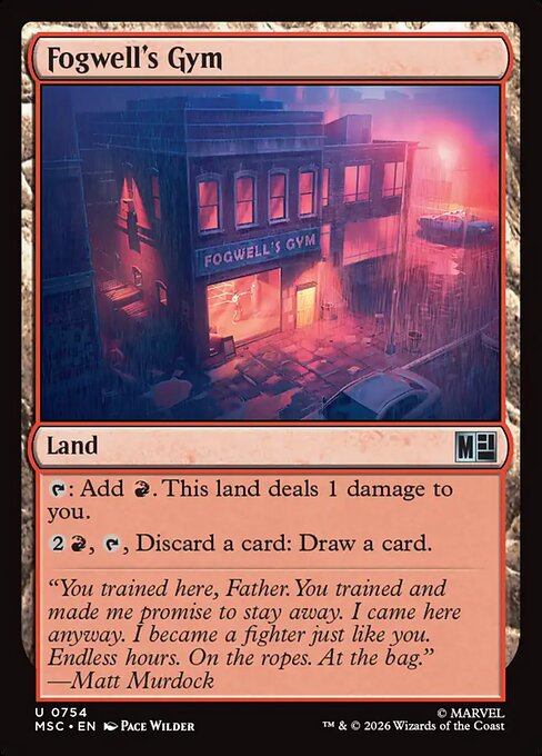 Fogwell's Gym Magic: The Gathering card