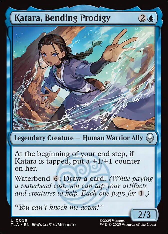 Katara, Bending Prodigy Magic: The Gathering card