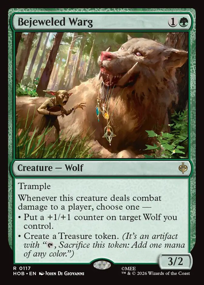 Bejeweled Warg card image