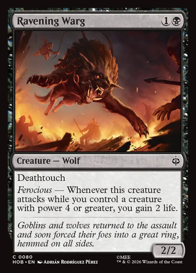 Ravening Warg card image