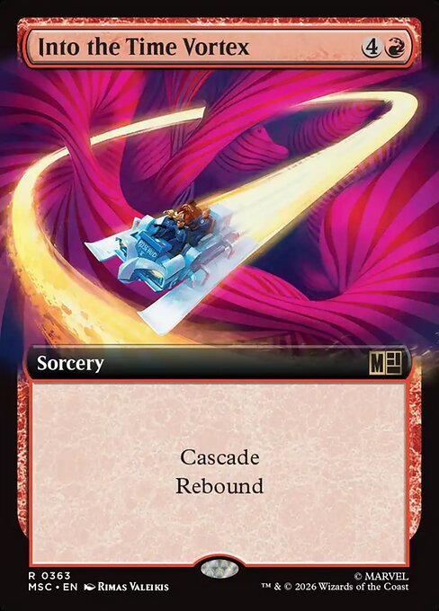 Into the Time Vortex Magic: The Gathering card