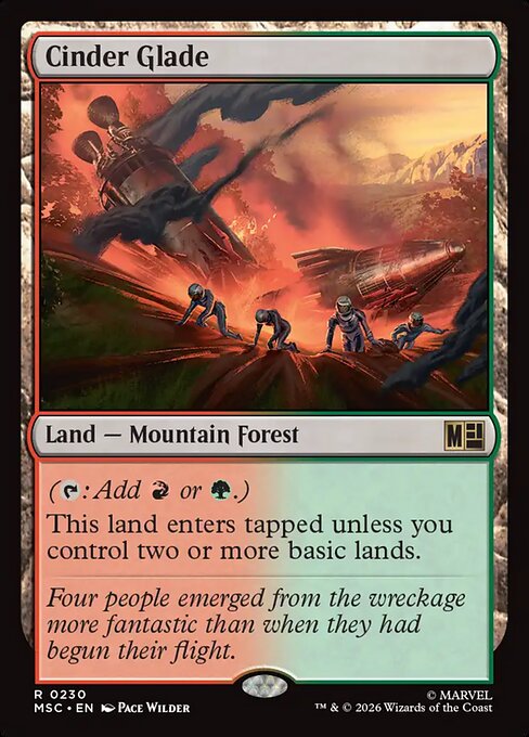 Cinder Glade Magic: The Gathering card