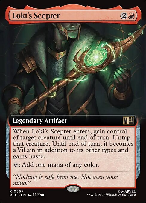 Loki's Scepter Magic: The Gathering card