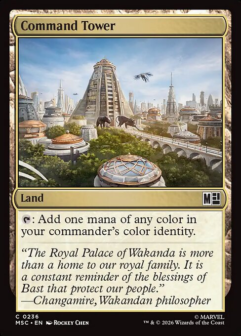 Command Tower Magic: The Gathering card