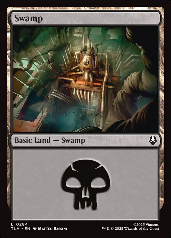Swamp Magic: The Gathering card