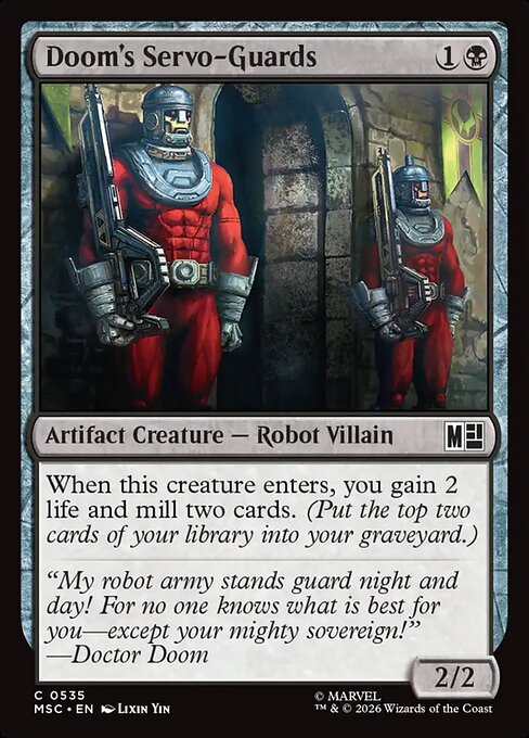 Doom's Servo-Guards Magic: The Gathering card