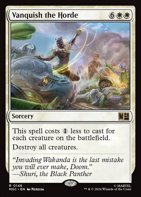 Vanquish the Horde Magic: The Gathering card