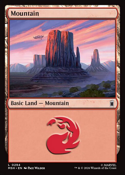 Mountain Magic: The Gathering card