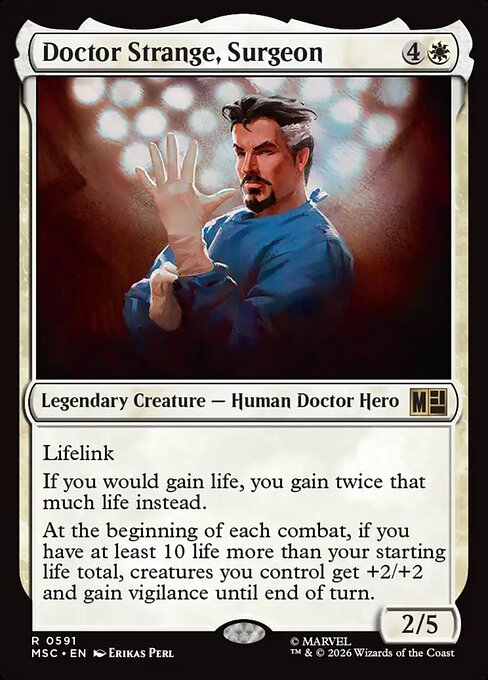 Doctor Strange, Surgeon Magic: The Gathering card