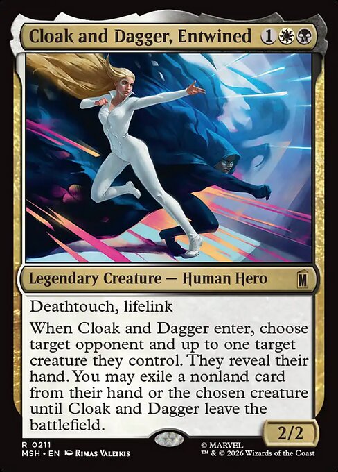Cloak and Dagger, Entwined Magic: The Gathering card