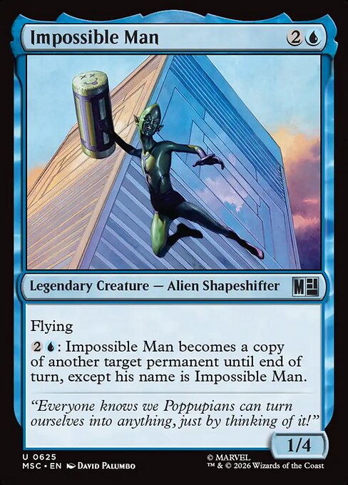 Impossible Man Magic: The Gathering card