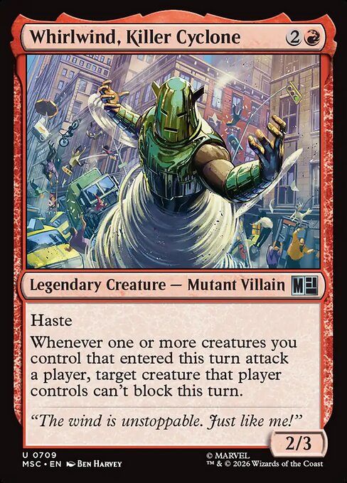 Whirlwind, Killer Cyclone Magic: The Gathering card