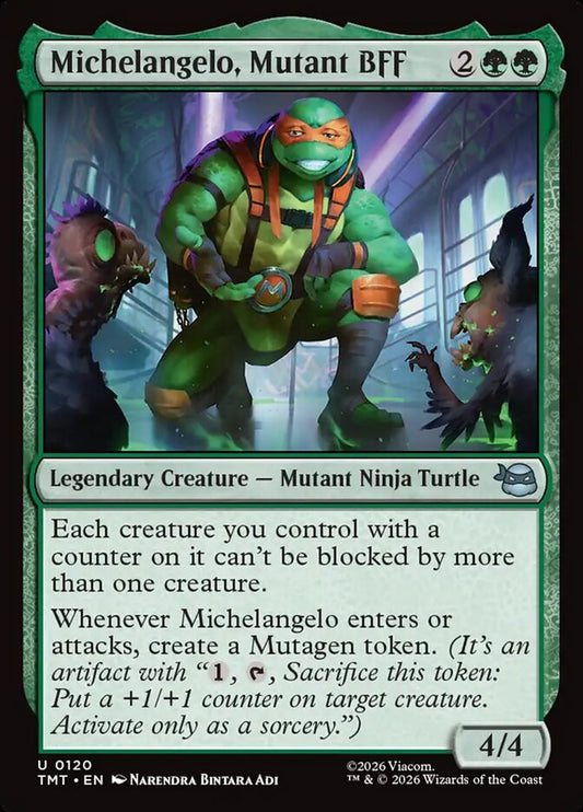 Michelangelo, Mutant BFF card image