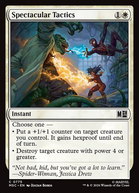 Spectacular Tactics Magic: The Gathering card