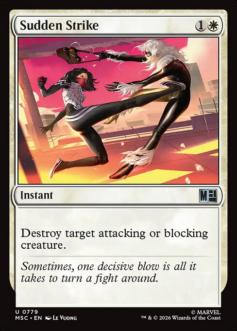 Sudden Strike Magic: The Gathering card