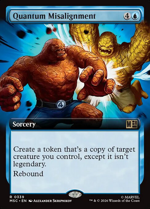 Quantum Misalignment Magic: The Gathering card