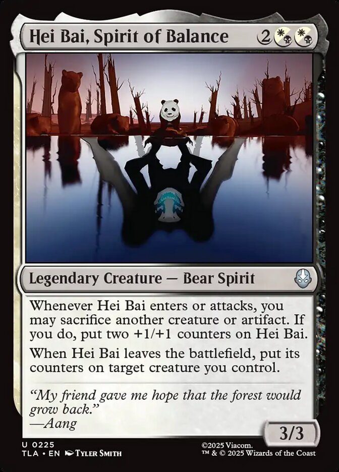 Hei Bai, Spirit of Balance Magic: The Gathering card