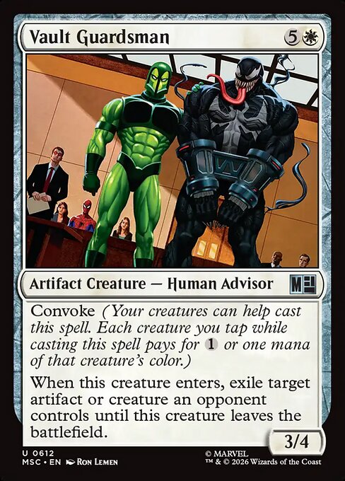 Vault Guardsman Magic: The Gathering card