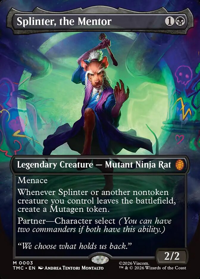 Splinter, the Mentor card image