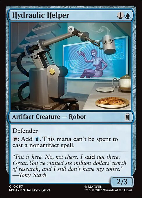 Hydraulic Helper Magic: The Gathering card