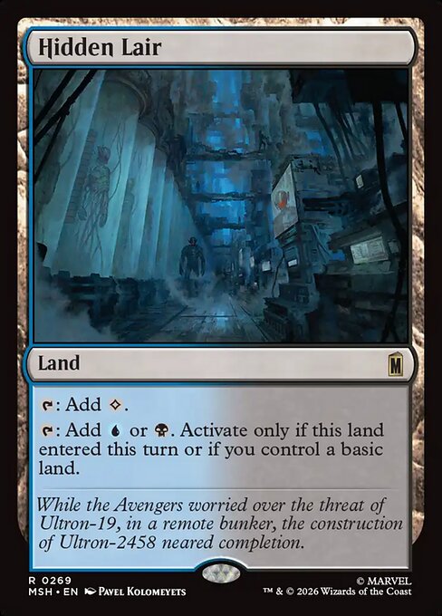 Hidden Lair Magic: The Gathering card