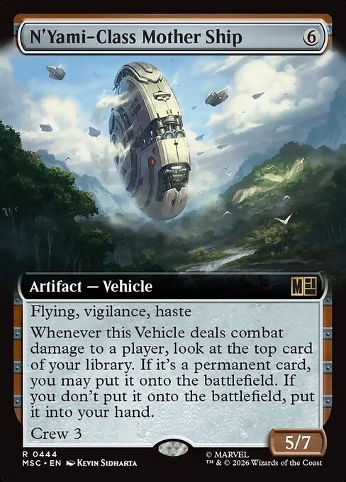 N'Yami-Class Mother Ship Magic: The Gathering card