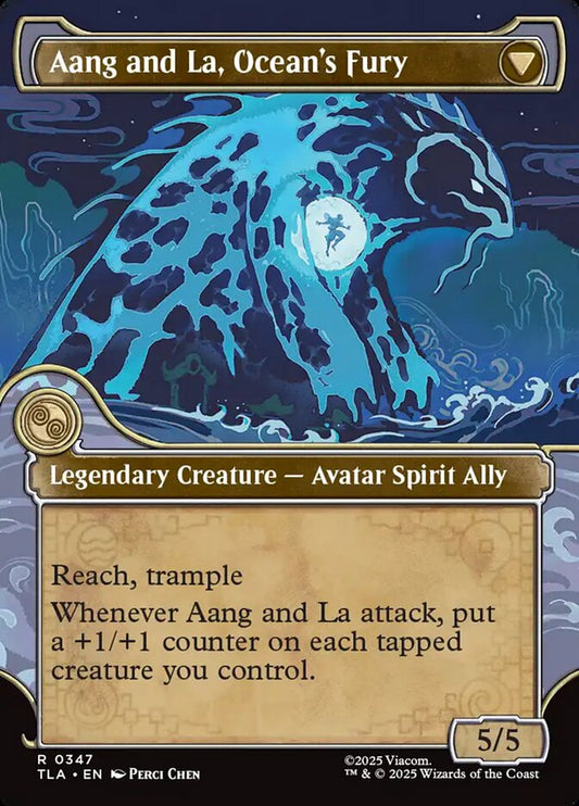 Aang and La, Ocean's Fury