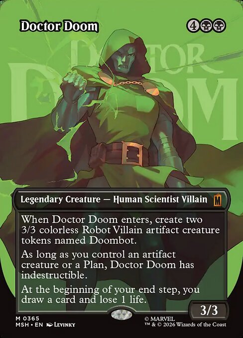 Doctor Doom Magic: The Gathering card