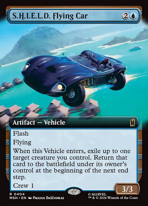 S.H.I.E.L.D. Flying Car Magic: The Gathering card