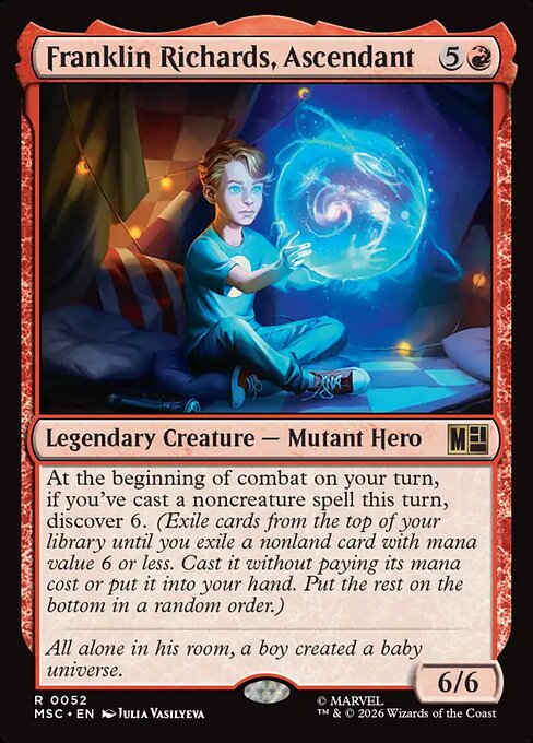 Franklin Richards, Ascendant Magic: The Gathering card