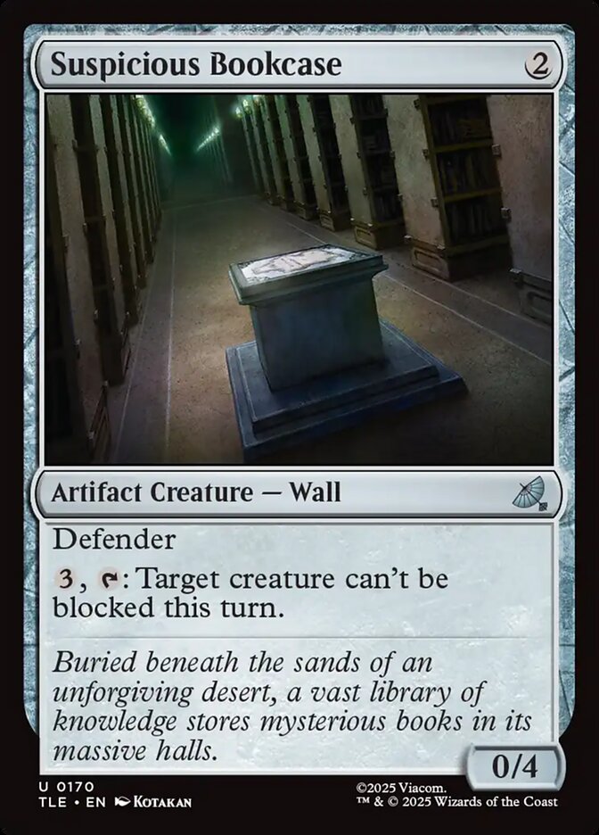 Suspicious Bookcase card image