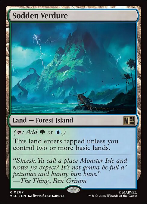 Sodden Verdure Magic: The Gathering card