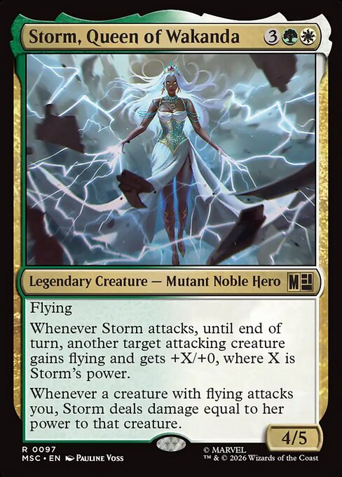 Storm, Queen of Wakanda Magic: The Gathering card