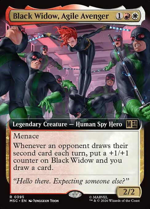 Black Widow, Agile Avenger Magic: The Gathering card
