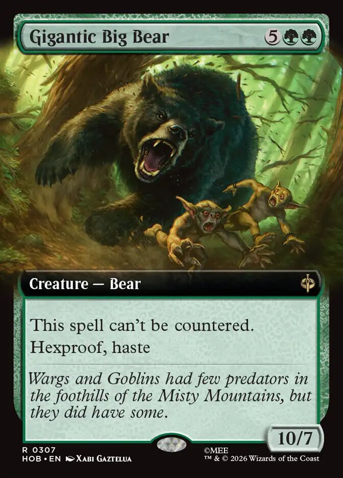 Gigantic Big Bear card image