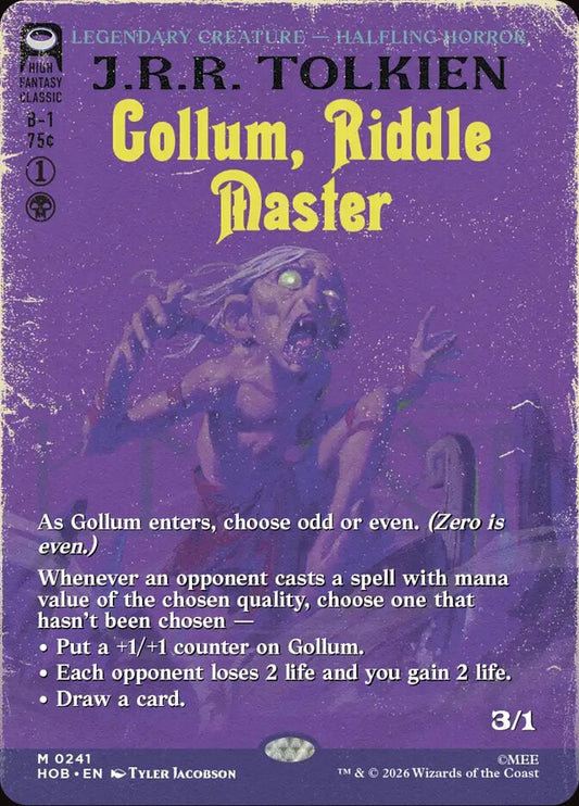 Gollum, Riddle Master card image