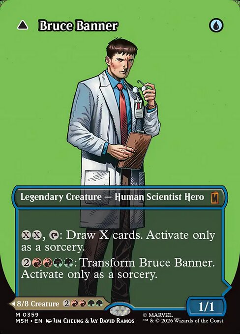 Bruce Banner Magic: The Gathering card