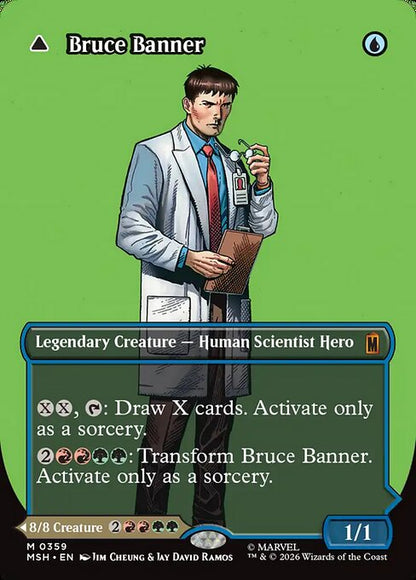 Bruce Banner Magic: The Gathering card