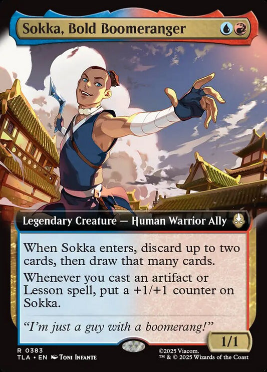 Sokka, Bold Boomeranger Magic: The Gathering card