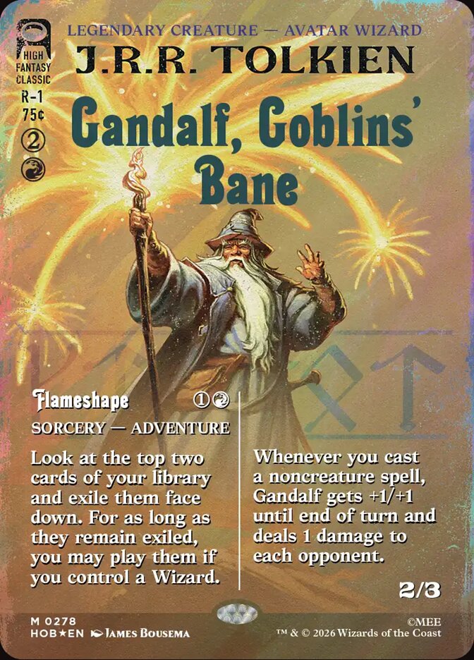 Gandalf, Goblins' Bane // Flameshape card image