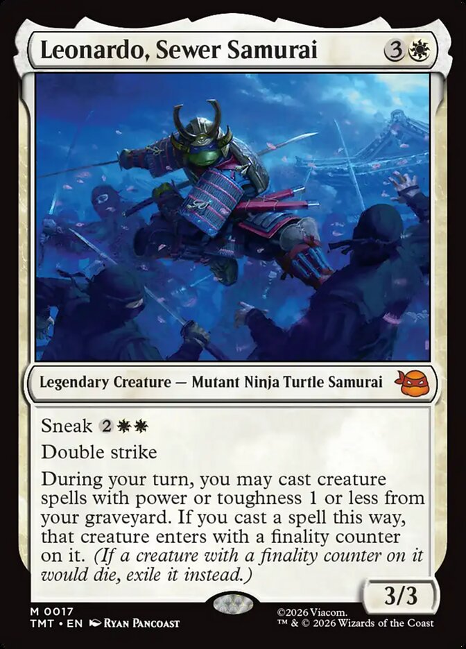 Leonardo, Sewer Samurai card image