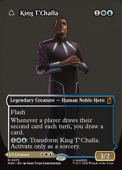 King T'Challa Magic: The Gathering card