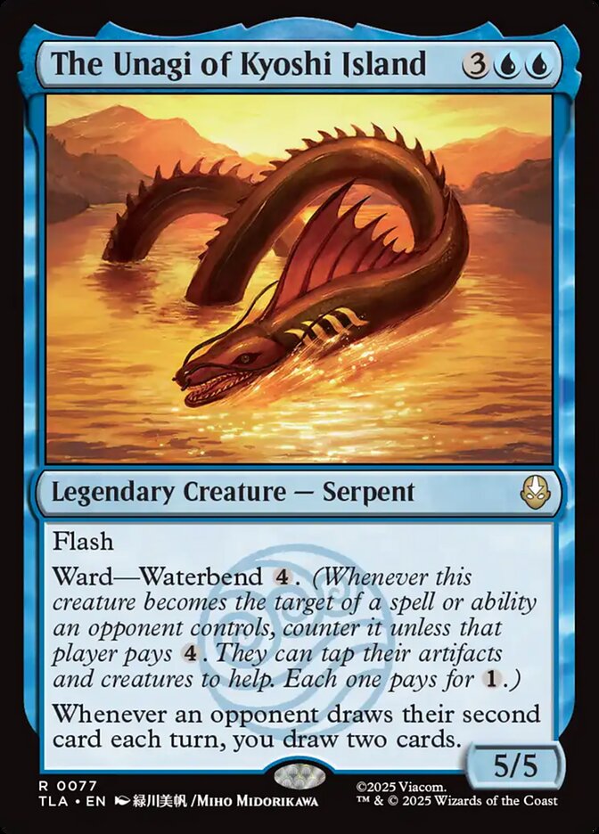 The Unagi of Kyoshi Island Magic: The Gathering card
