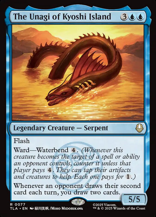 The Unagi of Kyoshi Island Magic: The Gathering card