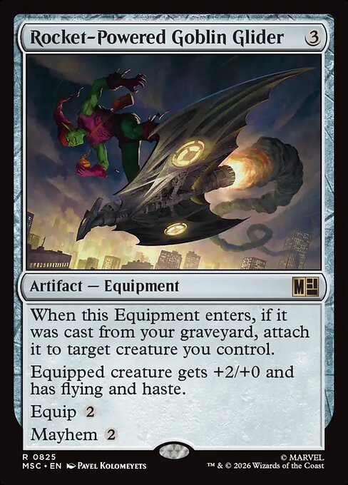 Rocket-Powered Goblin Glider Magic: The Gathering card